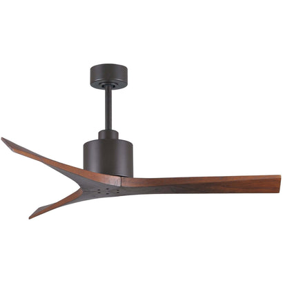 Mollywood Ceiling Fan - 52"" / Textured Bronze / Walnut