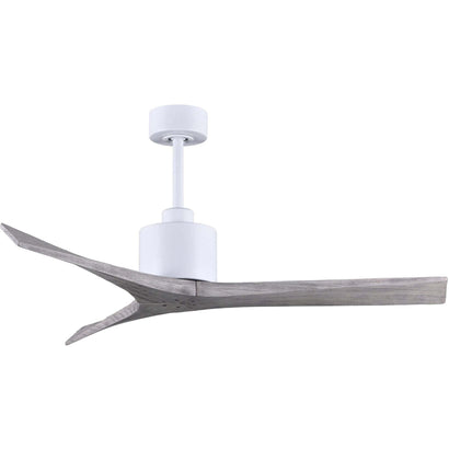 Mollywood Ceiling Fan - 52"" / Matte White / Barnwood Tone