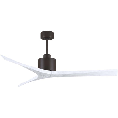 Mollywood Ceiling Fan - 60"" / Textured Bronze / Matte White