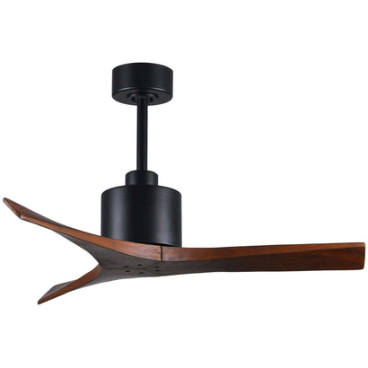 Mollywood Ceiling Fan - 42"" / Matte Black / Walnut
