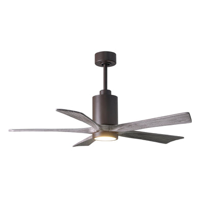Patricia 5 Blade Ceiling Fan - 52" / Textured Bronze / Barnwood Tone