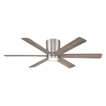Wind River Coldwater 52" 6 Blade Smart LED Hugger Fan - Nickel