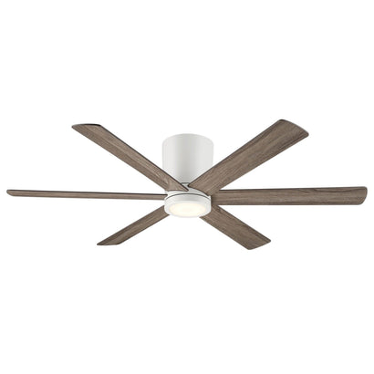 Wind River Coldwater 52" 6 Blade Smart LED Hugger Fan - Matte White