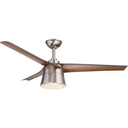 Wind River Cylon Ceiling Fan - Stainless steel / Walnut