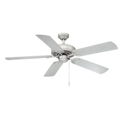 Wind River Dalton 52" Outdoor Ceiling Fan - Painted Brushed Nickel
