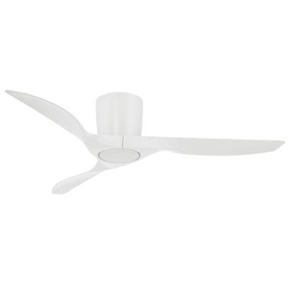 Wind River Delta 52" Indoor/Outdoor Smart Ceiling Fan - Matte White / No Light