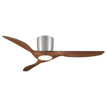 Wind River Delta 52" Indoor/Outdoor Smart Ceiling Fan - Nickel / With Light