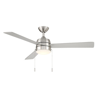 Wind River Nolan 52" 3 Blade Pull Chain LED Ceiling Fan - Nickel